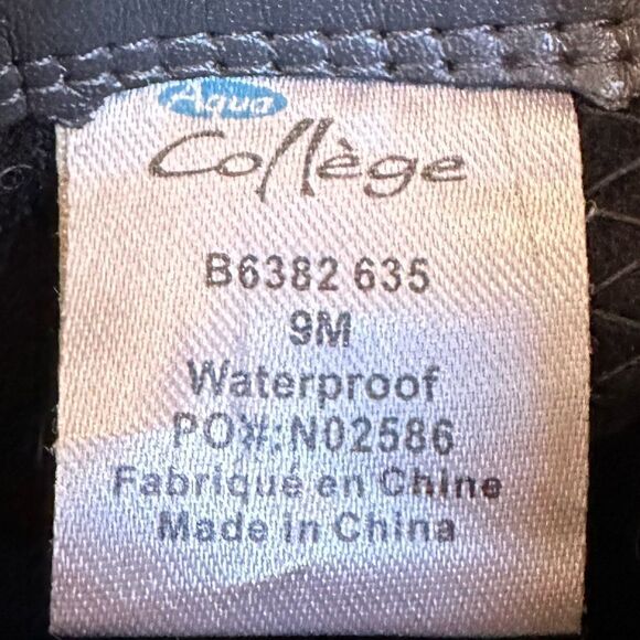 Aqua Womens Boots College size 9 Gray Suede Ankle booties slip on zip Chelsea - Picture 10 of 11